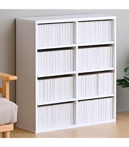 Amazon｜山善(YAMAZEN) 積み重ね本棚(幅90 高さ92) スタッキング